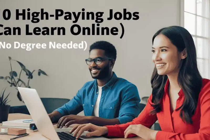 10 High-Paying Jobs You Can Learn Online (No Degree Needed)