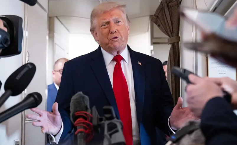 “They’re Crooked, Just Like You’re Crooked!”: Trump Sounds Off on Reporter, Storms off the Set after Crushing the Microphone [WATCH]