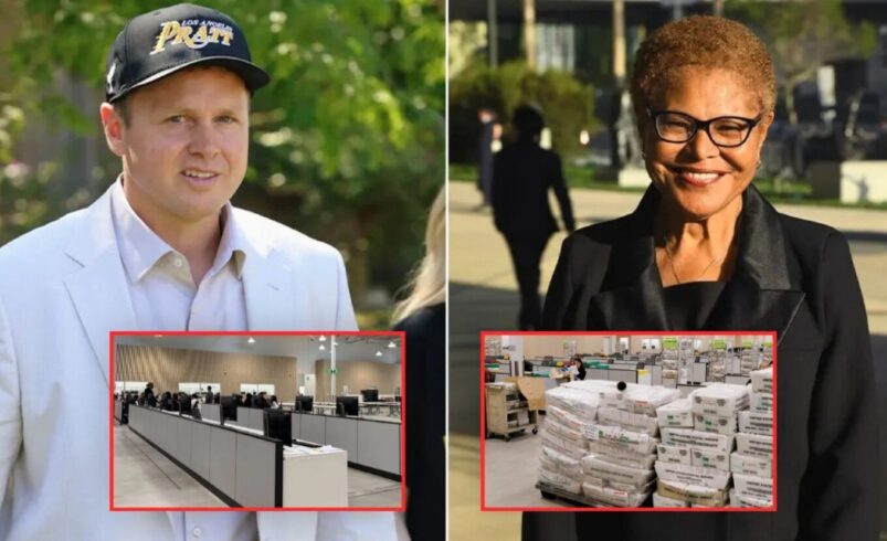 LA County Vote-Counting Facility Full Of Empty Desks Despite $336M Budget